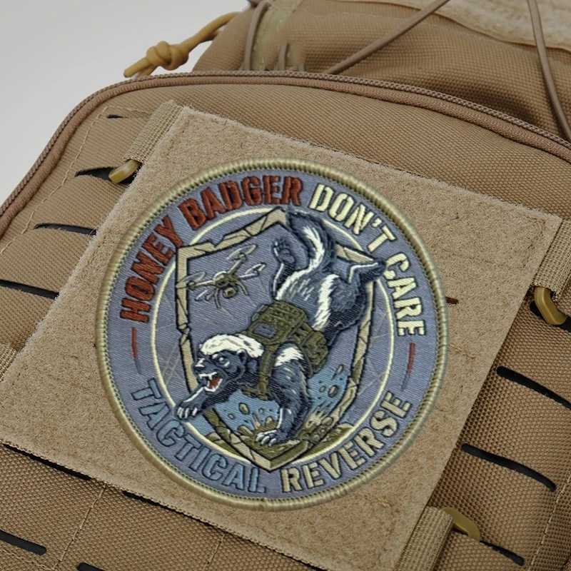 Parche táctico animal bordado para equipamiento militar - imagen 3
