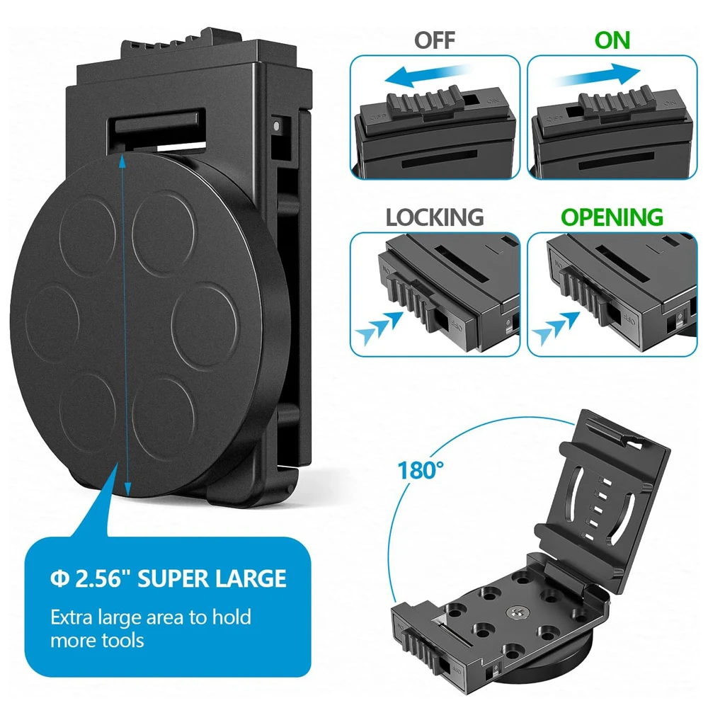 Funda táctica magnética para pistola con acceso rápido y clip cinturón - imagen 4