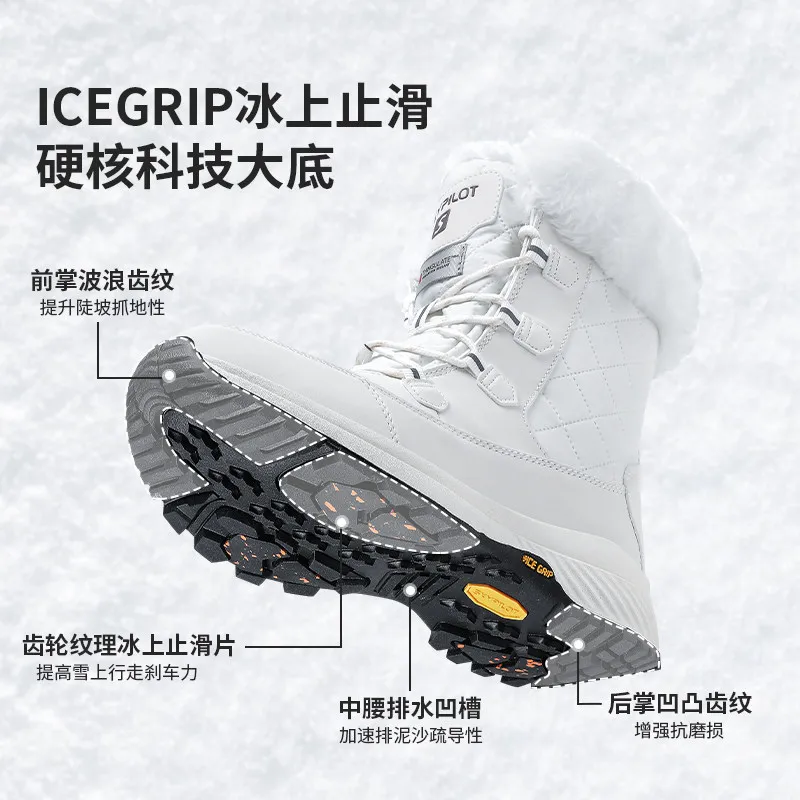 Skypilot Botas impermeables de trekking caña alta para invierno - imagen 3