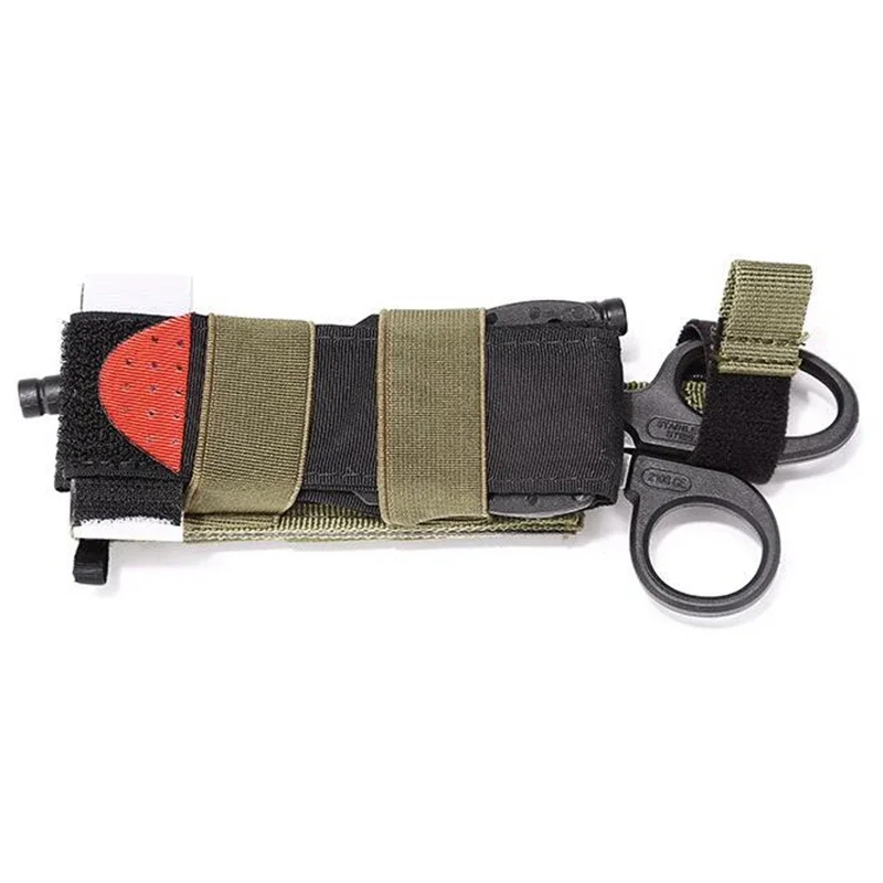 Torniquete táctico EMT con tijeras, bolsa MOLLE para emergencias - imagen 4