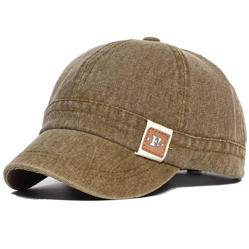 Gorra de béisbol algodón lavado perfil bajo vintage ajustable - imagen 2