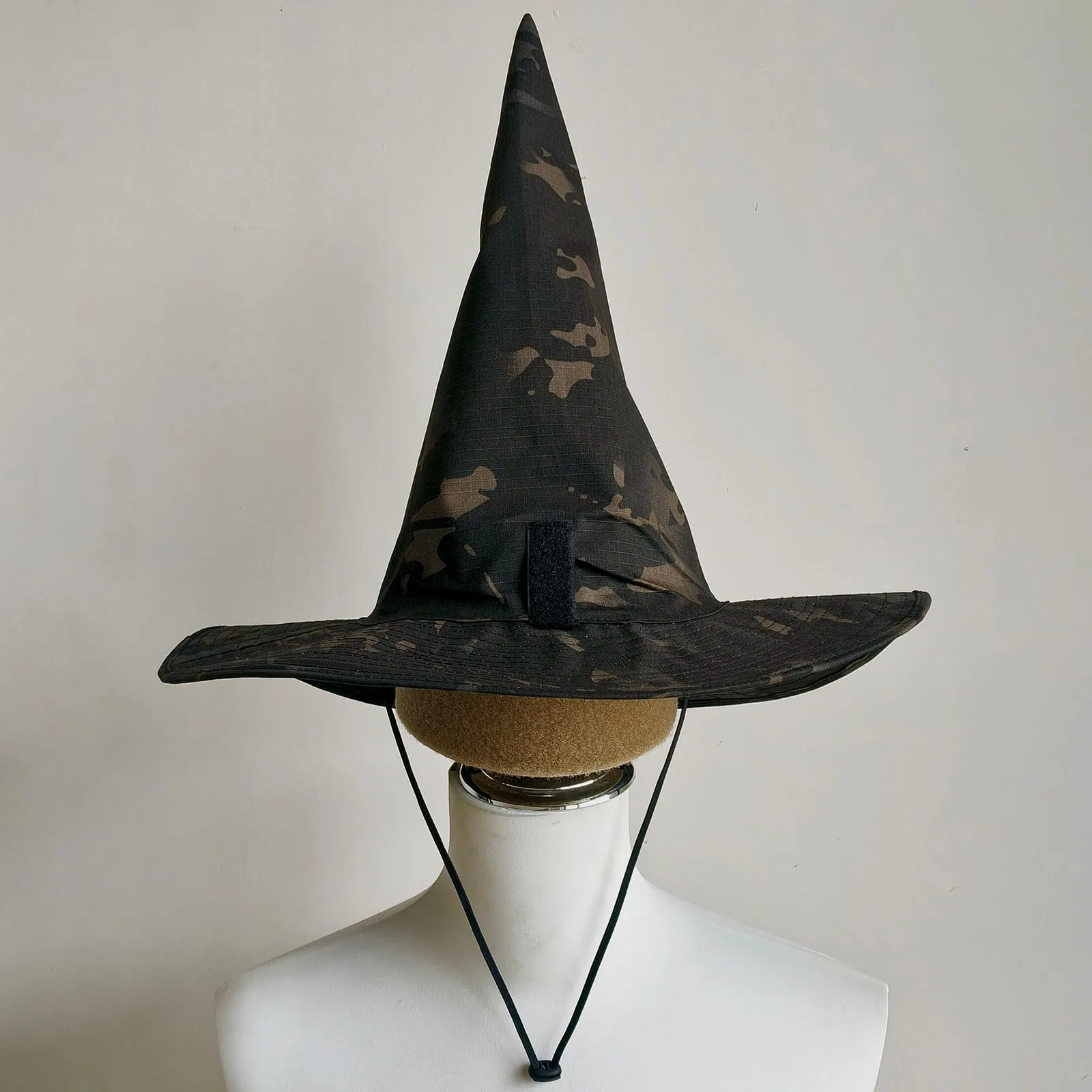 Sombrero táctico de camuflaje con ala ancha para cosplay