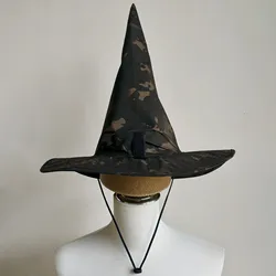 Sombrero táctico de camuflaje con ala ancha para cosplay