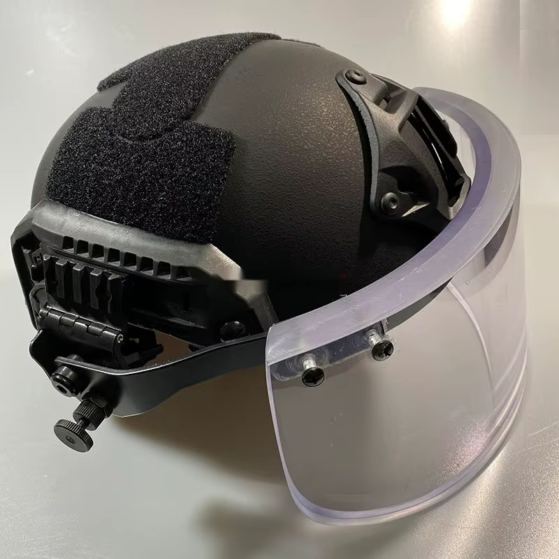 Casco balístico táctico nivel IIIA con protector facial - imagen 5