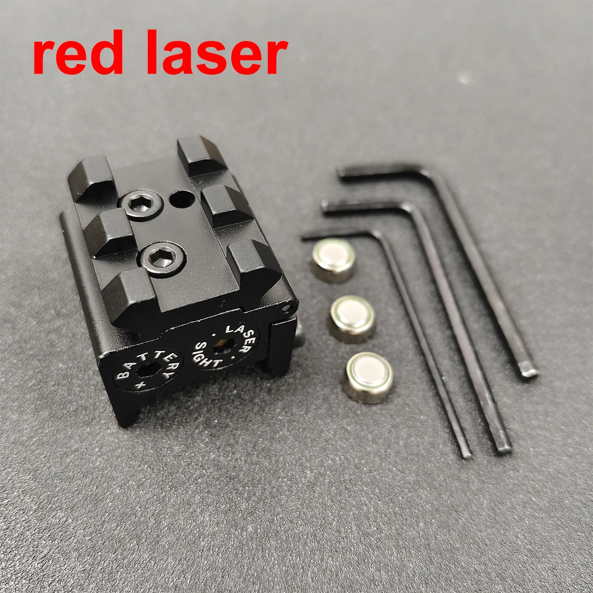 Mini visor láser táctico rojo/verde impermeable para Picatinny bajo - imagen 4
