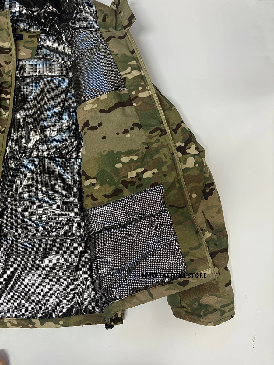 Traje táctico camuflaje térmico reflectante antifrío outdoor hombre - imagen 3