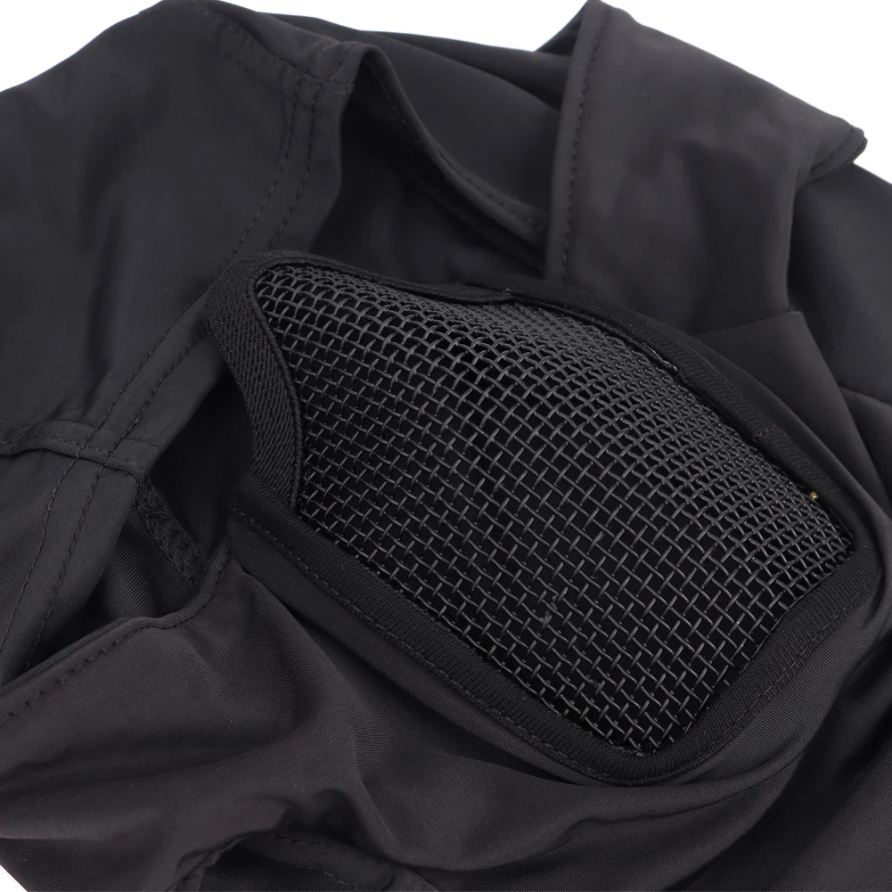 Máscara táctica Airsoft de malla de acero transpirable completa - imagen 5