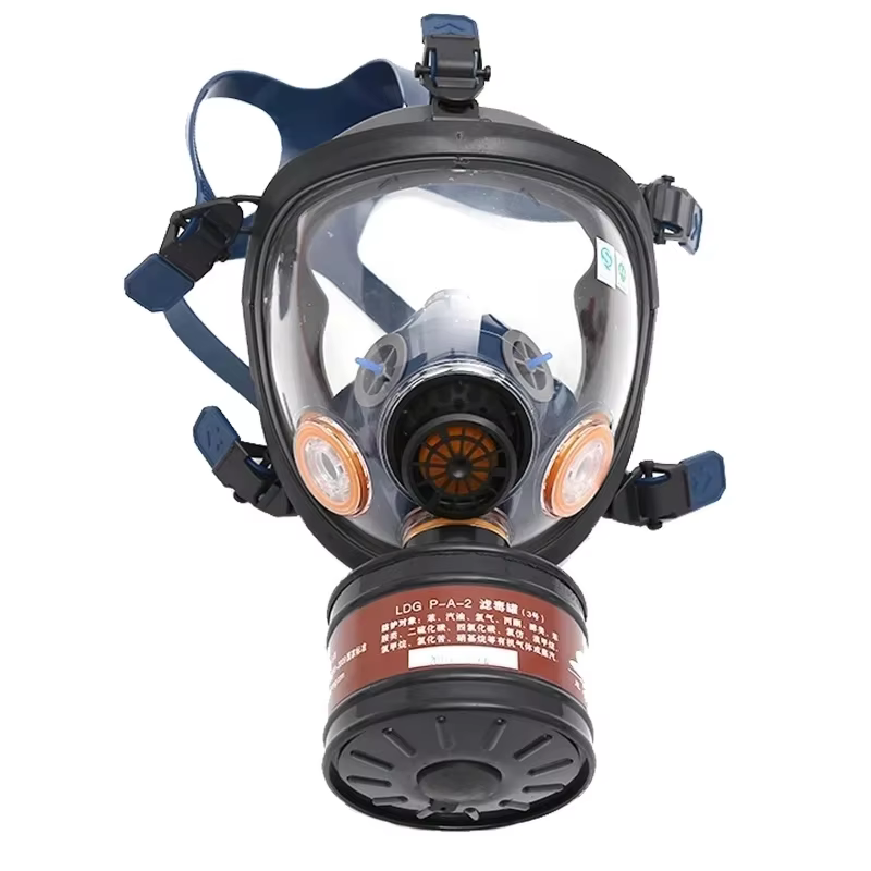 Máscara de gas facial completa – Respirador antipolvo filtración profesional