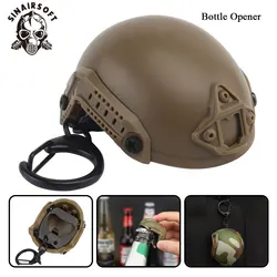 Llavero EDC con casco táctico FAST mini – portátil para exteriores