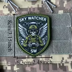 Parche táctico moral drones – Sky Watcher con velcro para gorra