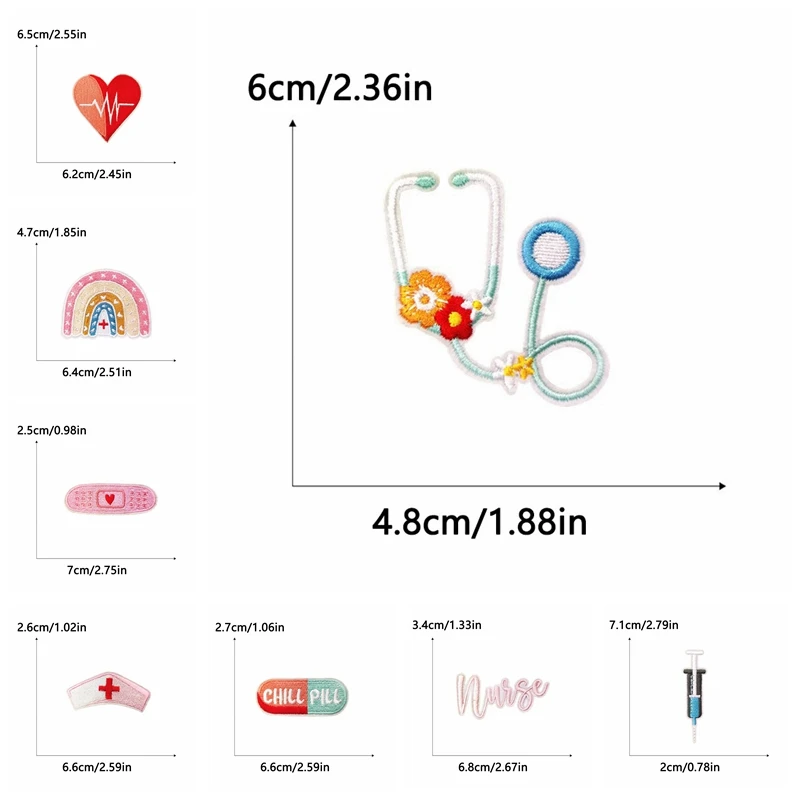Parches para planchar DIY con diseño de corazón
