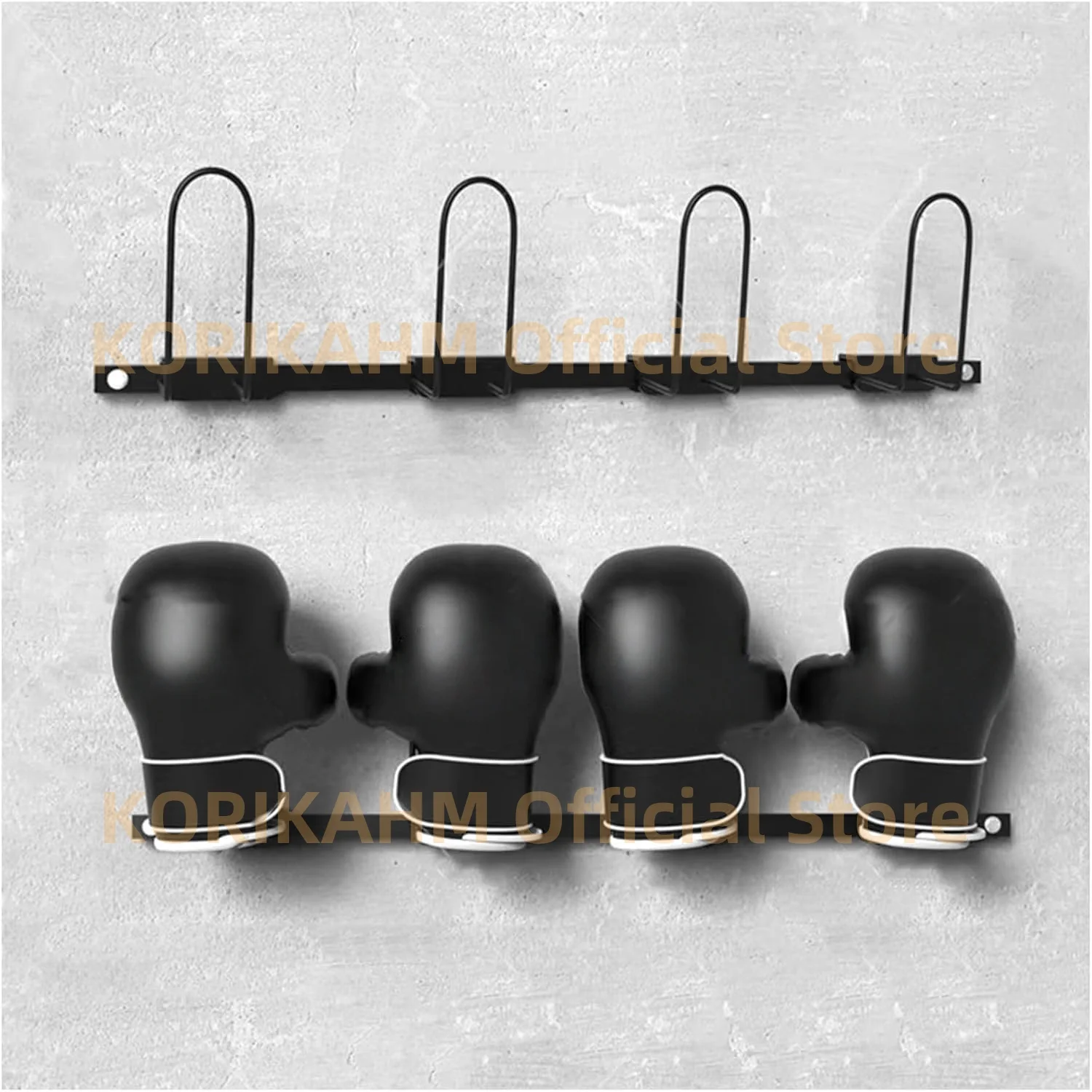 Soporte de pared para guantes boxeo ajustable resistente - imagen 2