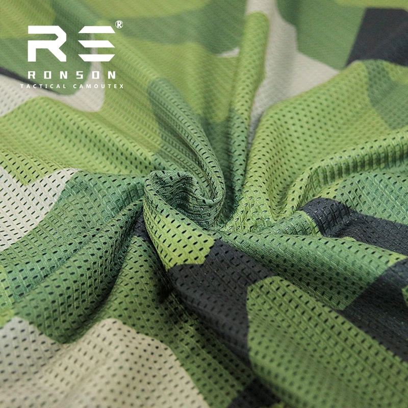 Tela de malla camuflaje táctico M90 para estampado - imagen 4