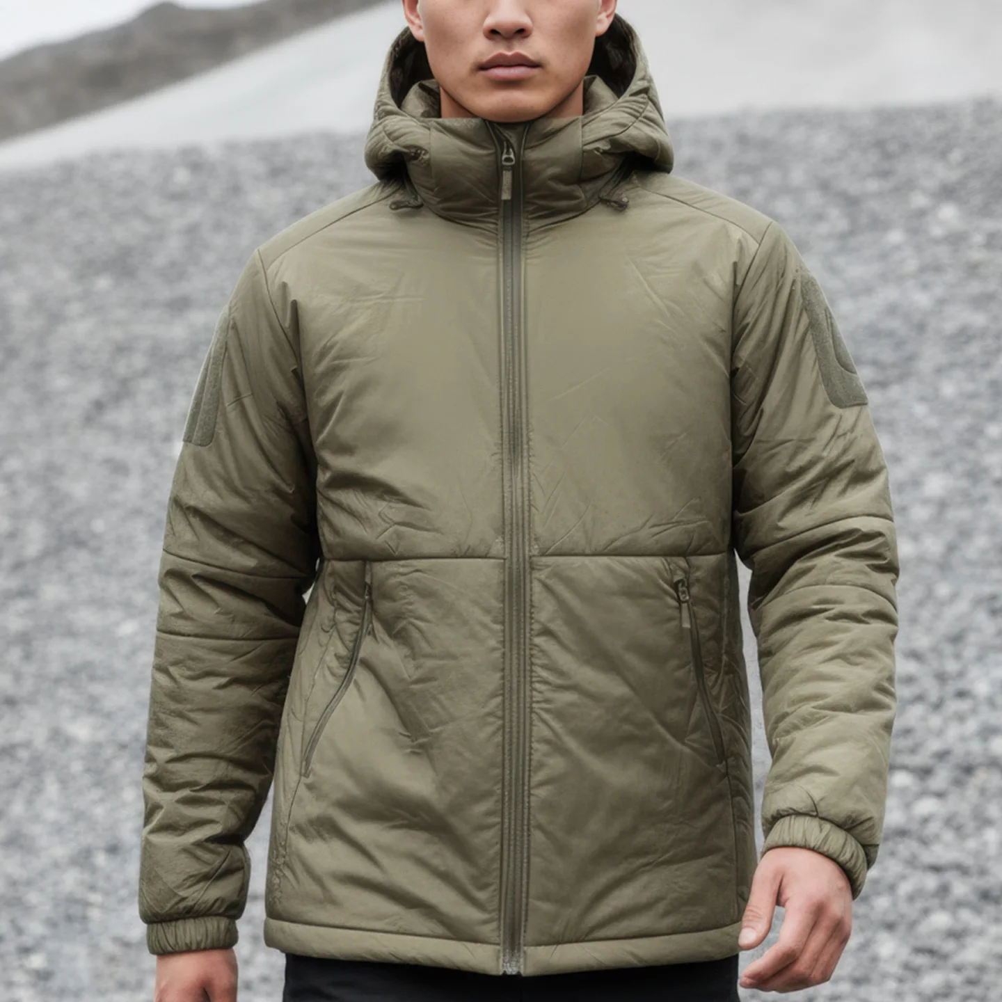 Chaqueta táctica de algodón camuflaje térmica hombre, abrigo frío
