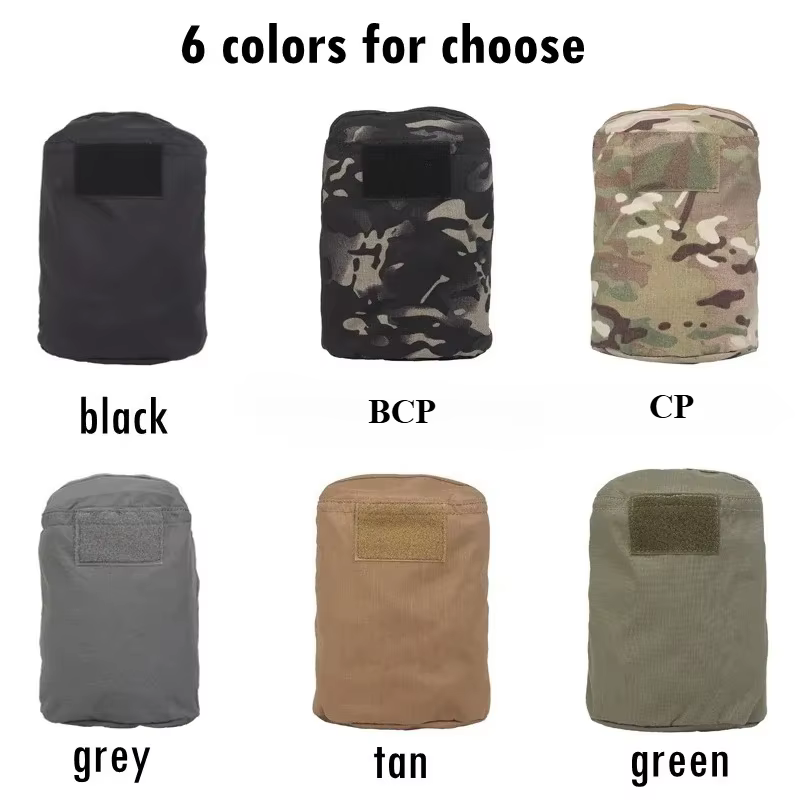 Bolsa táctica plegable cinturón MOLLE compacta para caza y airsoft