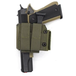 Glock 17/1911 funda pistola Kydex nailon MOLLE de cinturón