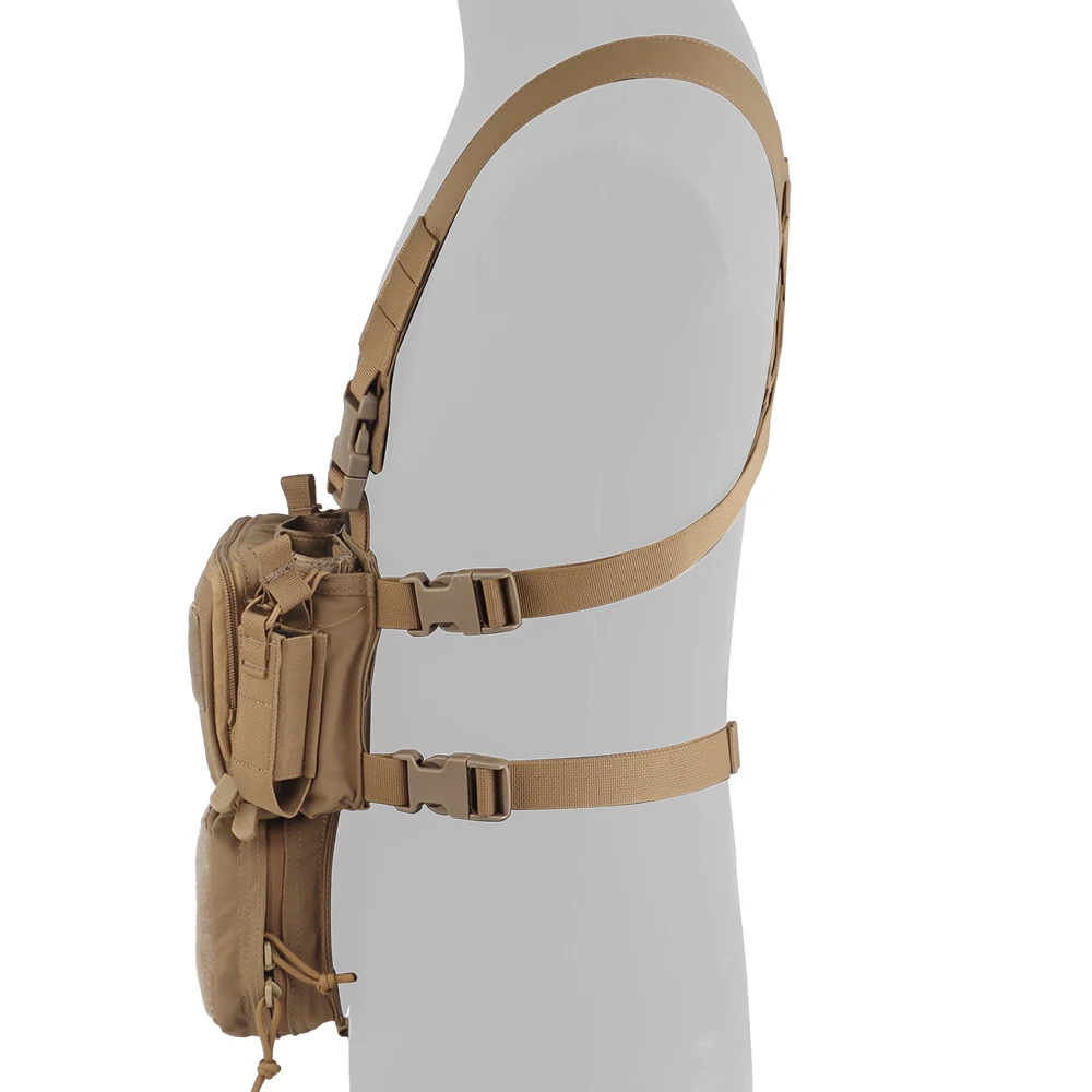 OPHIDIANTAC Arnés táctico desmontable para pecho con bolsa expandible - imagen 2