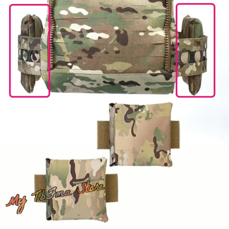 Bolsillos laterales tácticos MOLLE para chaleco de combate - imagen 3