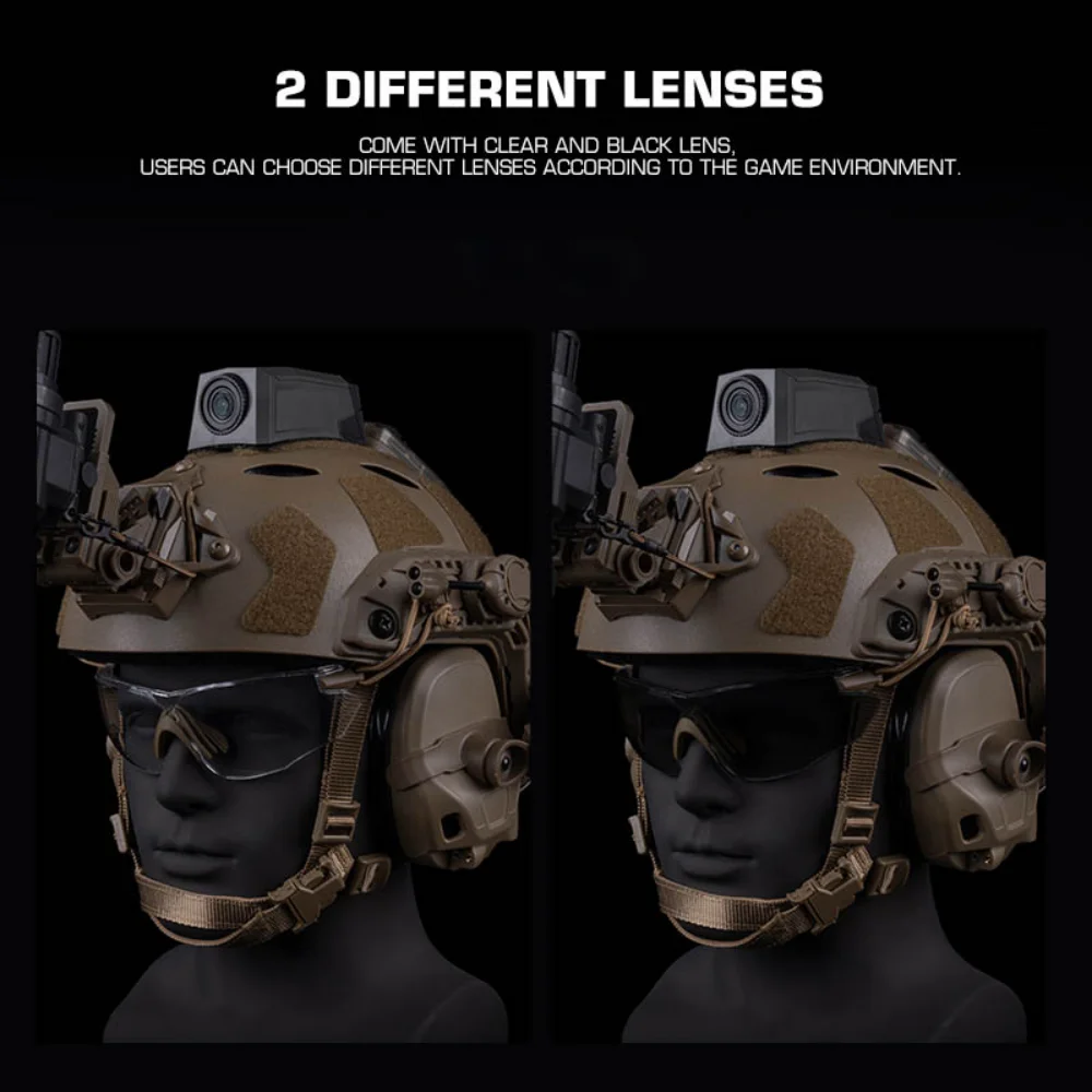 Gafas tácticas POSEIDON Defense con lentes intercambiables - imagen 2