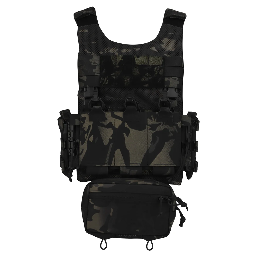 POSEIDON DEFENSE Chaleco portaplacas marítimo con bolsa cargadores - imagen 4