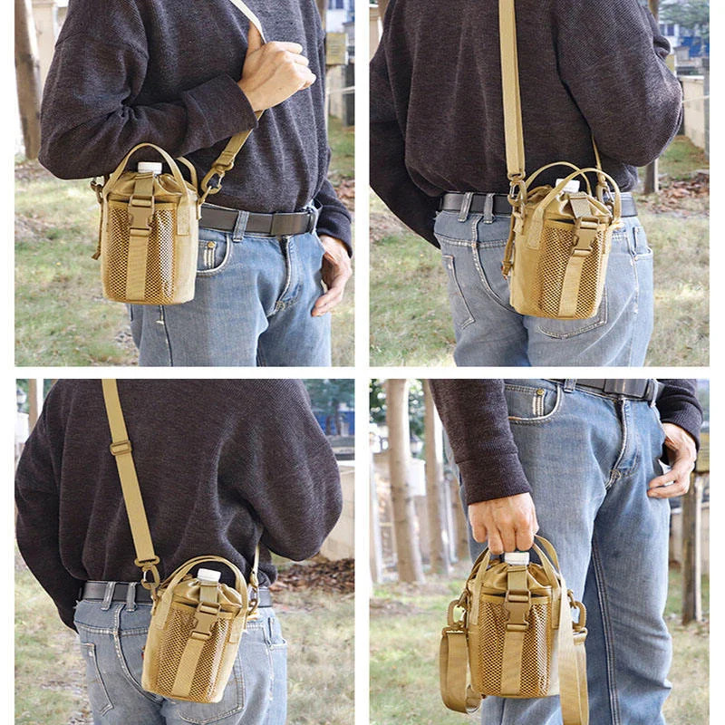 Bolsa táctica impermeable para botella de agua y teléfono cruzada - imagen 5