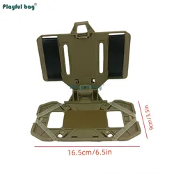 Panel Táctico MOLLE para Soporte Teléfono en Chaleco plegable