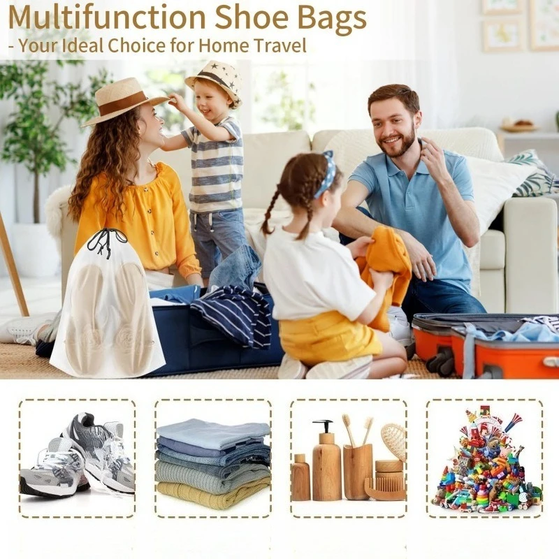 Saco impermeable bolsa de almacenamiento mate portátil con cordón - imagen 4