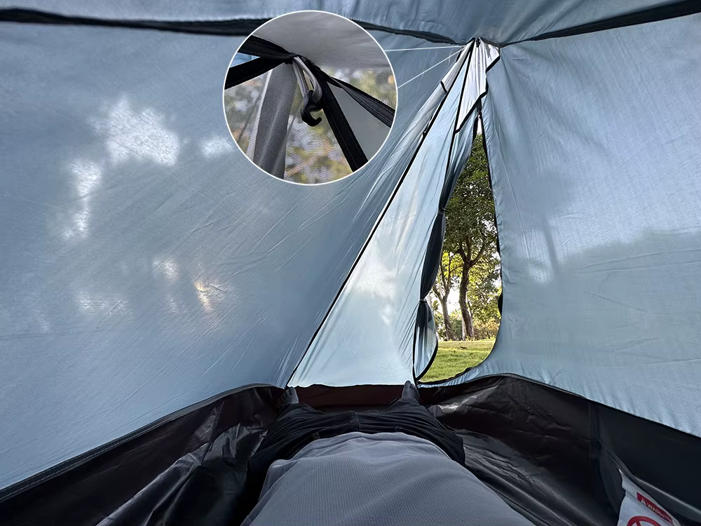 Tienda mosquitera ultraligera 1 persona – Tipi piramidal - imagen 2