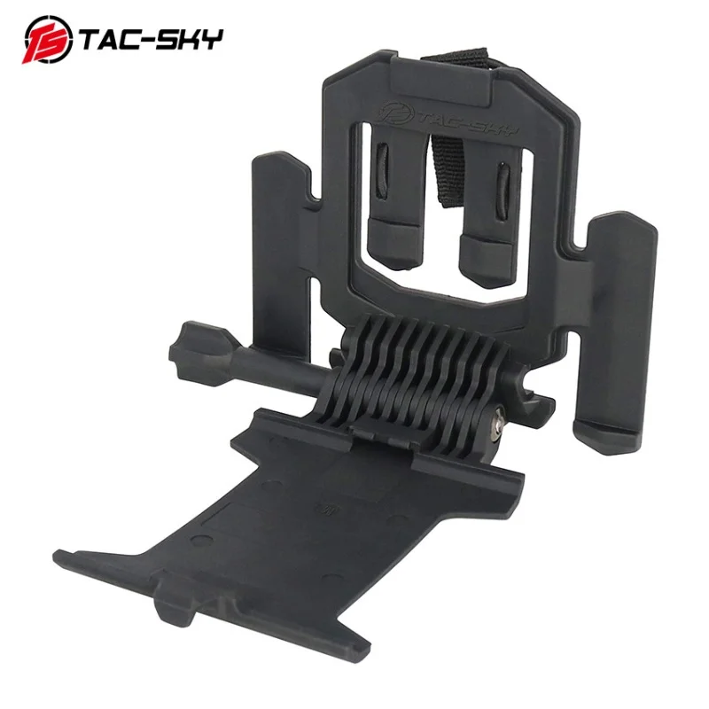 Soporte con teléfono montado en equipamiento táctico