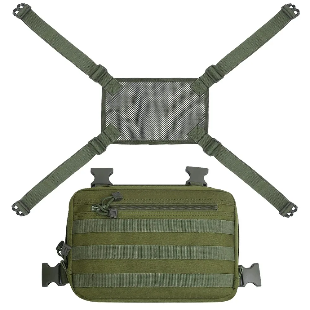 Bolsa de pecho táctica impermeable MOLLE para caza y expediciones - imagen 4