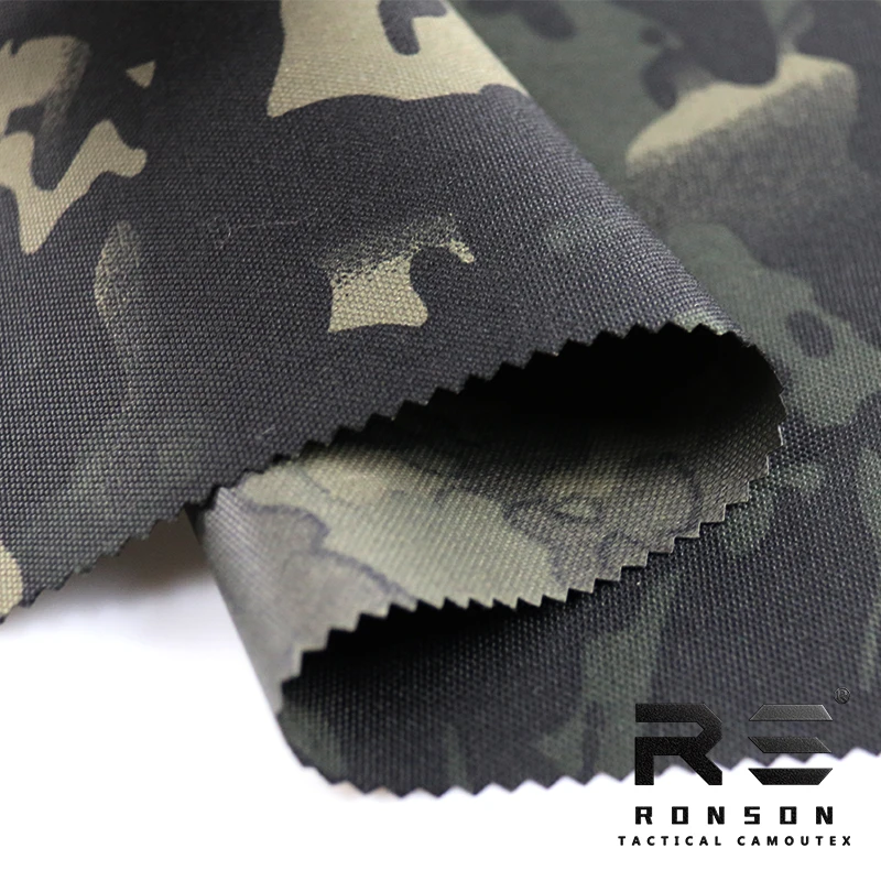 Tela táctica camuflaje poliéster Oxford para chaleco MOLLE