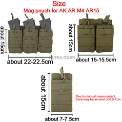 Portacargadores táctico MOLLE para rifle airsoft de cargadores