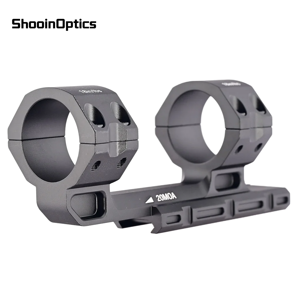 Shooin Optics Soporte cantilever de aluminio una pieza para Picatinny - imagen 3