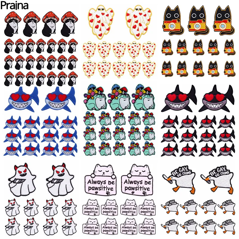 Parche bordado de dibujos animados