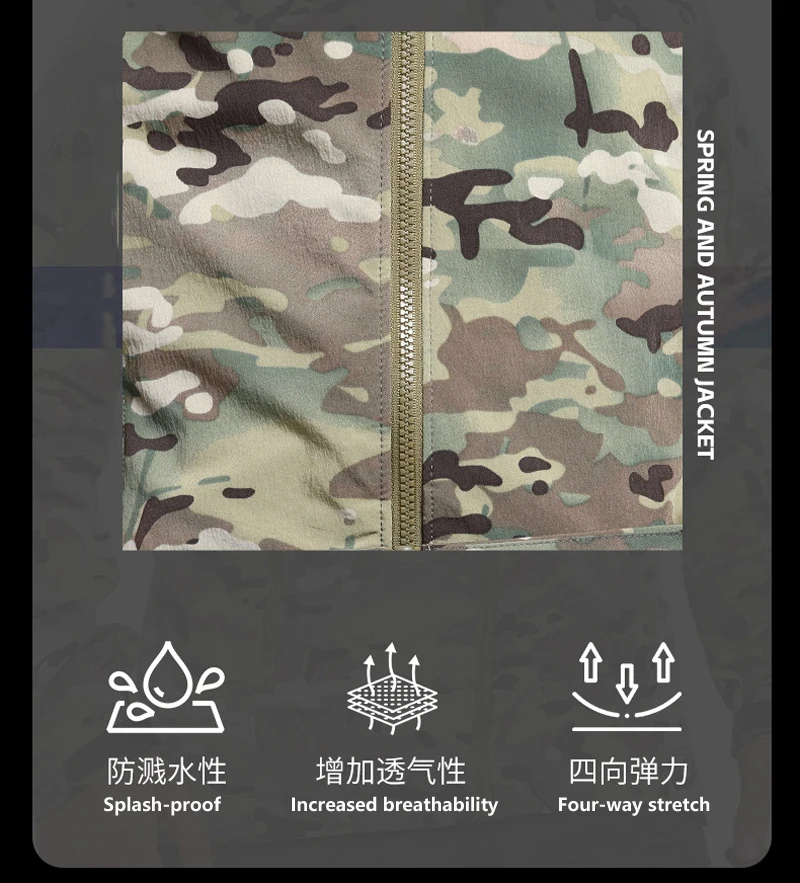 Detalle de la chaqueta y tejido