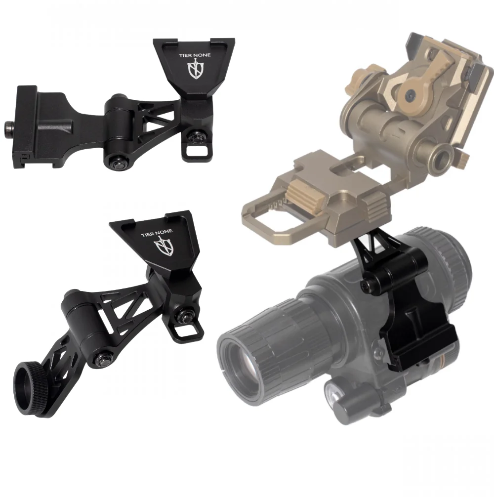 Adaptador brazo en J para PVS14 NVG monocular, montaje en casco - imagen 3