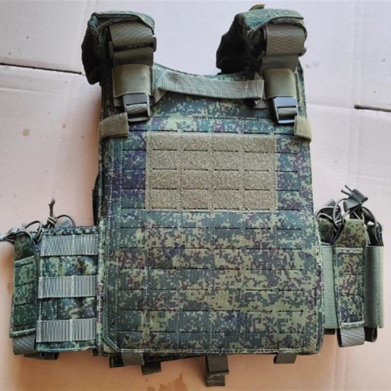 Chaleco táctico EMR láser camuflaje ruso MOLLE ligero desmontable - imagen 2