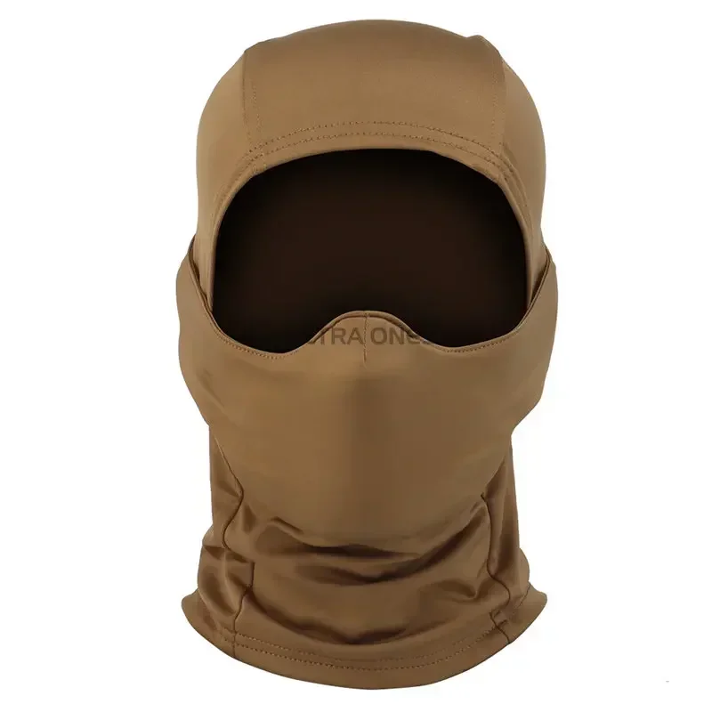 Pasamontañas táctico camuflaje woodland – Máscara facial Airsoft y Paintball - imagen 2
