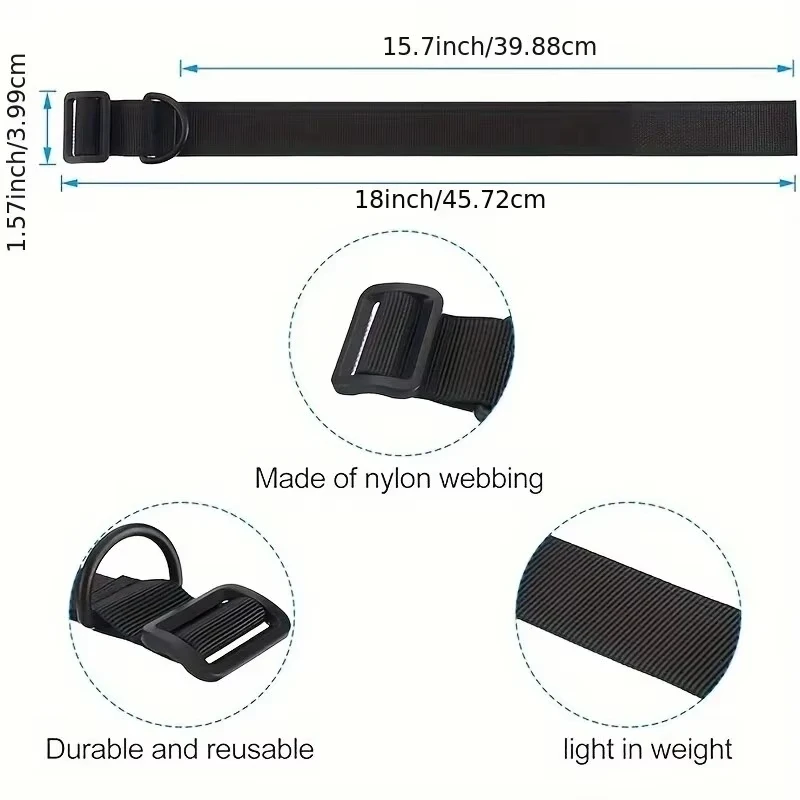 Adaptador eslinga pistola EDC nailon ajustable con anilla en D - imagen 2