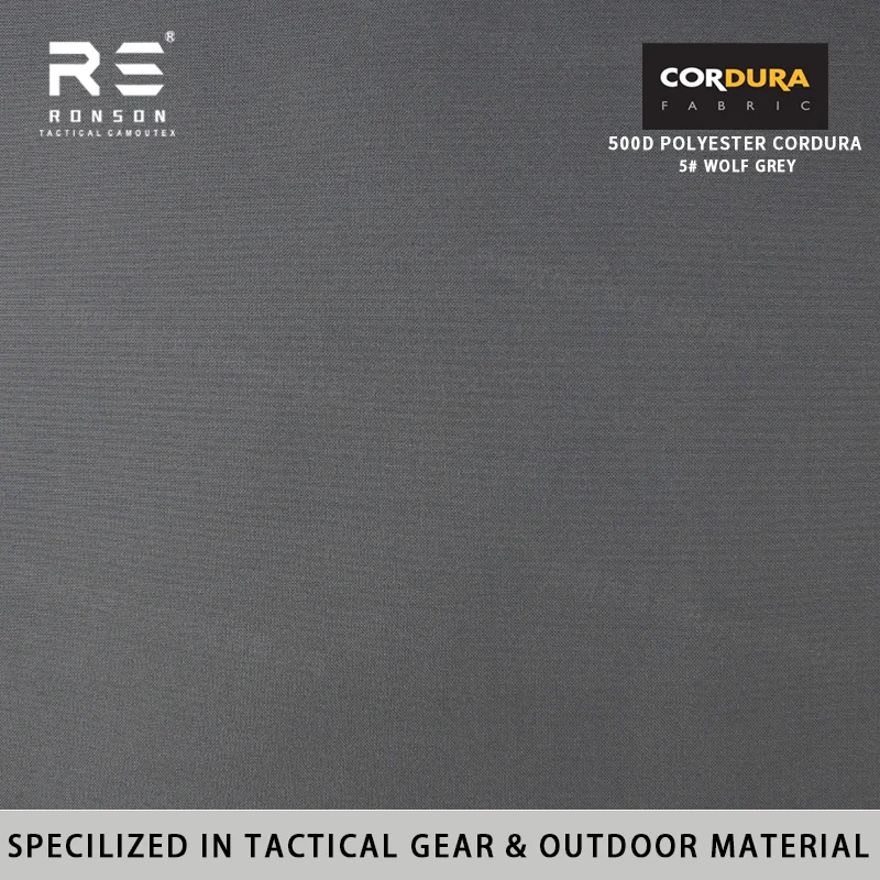 WG Wolf Cordura táctica poliéster impermeable recubierta PU WR gris - imagen 3