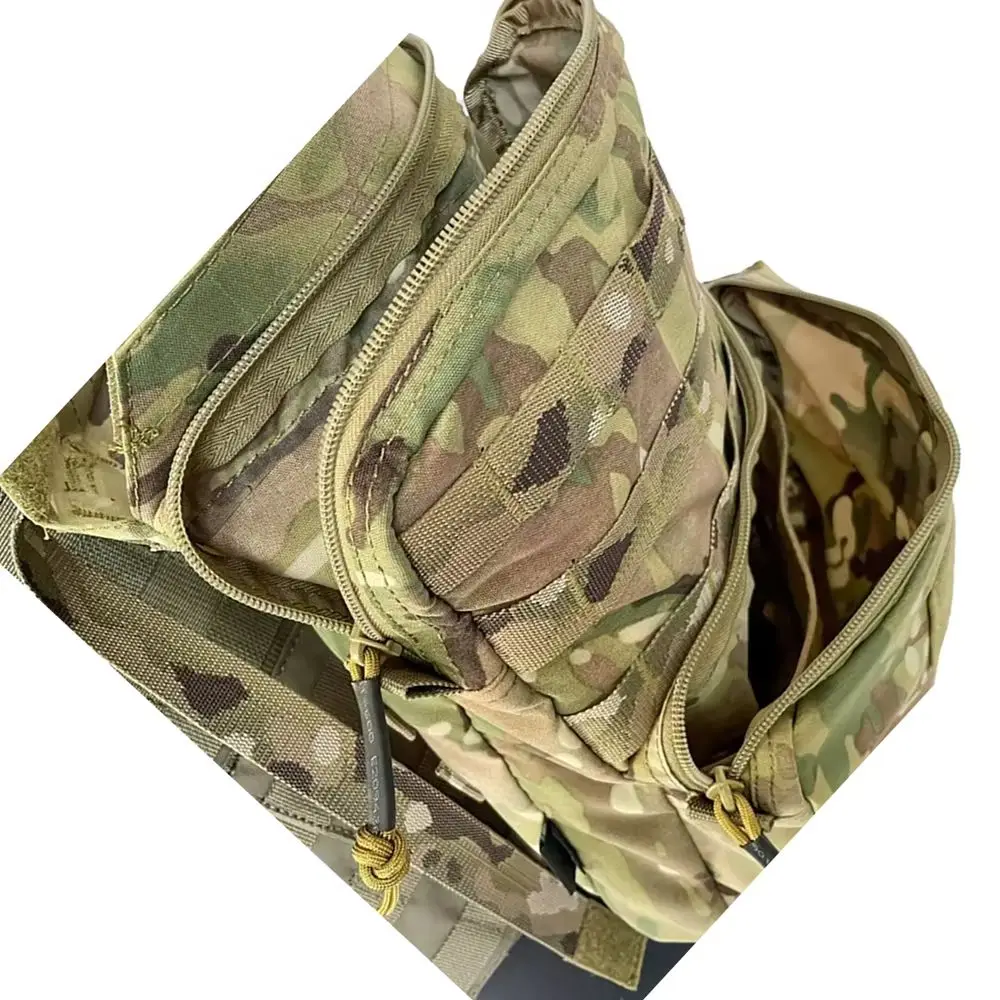 Chaleco táctico MOLLE con bolsa de agua y tablero de rescate - imagen 3