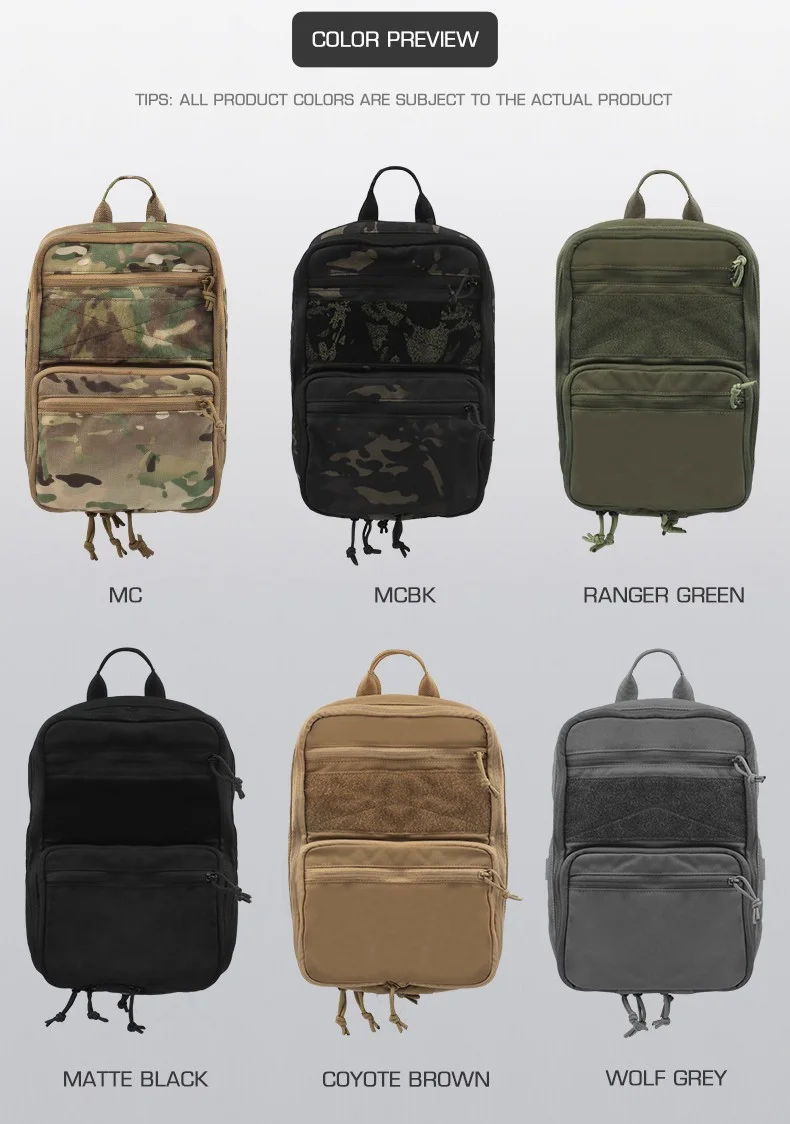 Detalle del sistema Molle en verde ranger