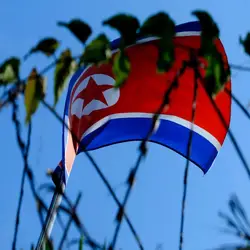 Bandera de Corea del Norte en tela ripstop para exterior – Resistente a la intemperie