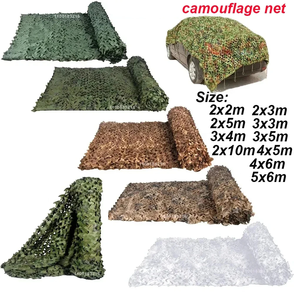 Red camuflaje militar 3D extensible para caza y expediciones - imagen 2