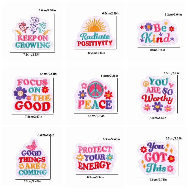 Parche con estrella y texto “Shine On”
