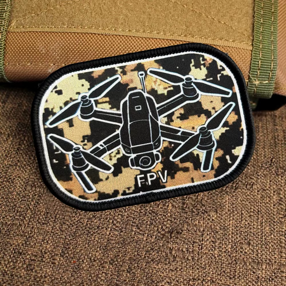 Parche táctico UAV con velcro, estampado divertido para mochila - imagen 4
