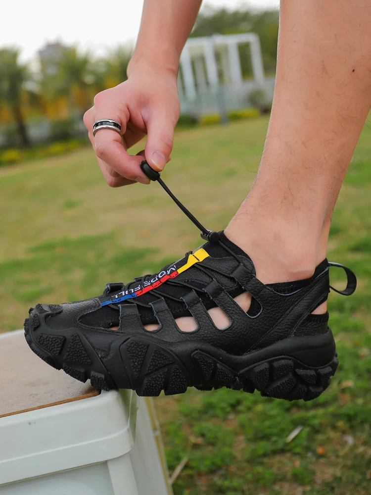 MERRTO Sandalias trekking hombre outdoor transpirables - imagen 4