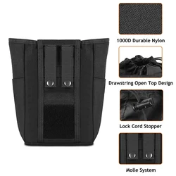VULPO Bolsa táctica MOLLE plegable para caza y airsoft