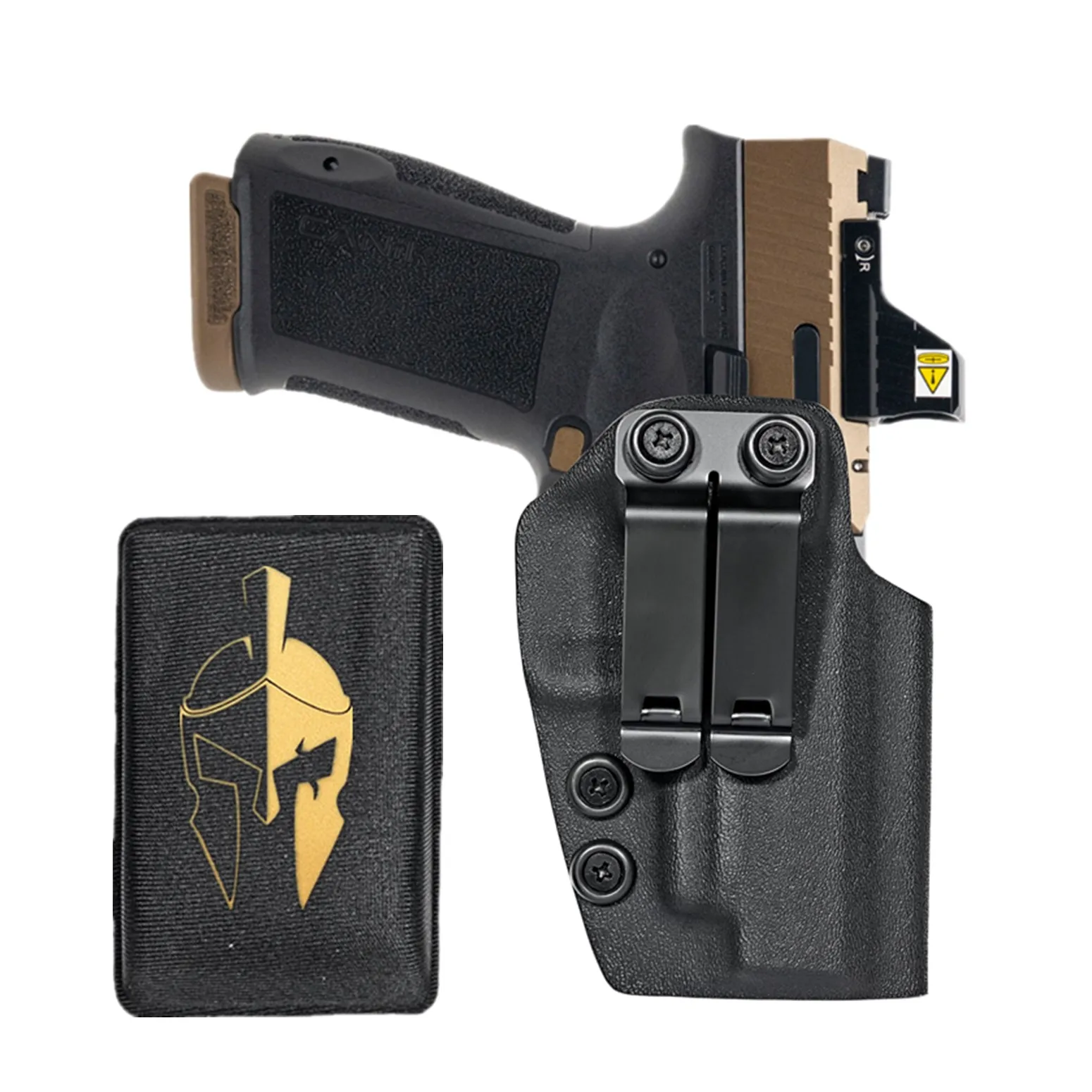 Funda Kydex IWB Canik Mete MC9 con montaje oculto para punto rojo - imagen 2