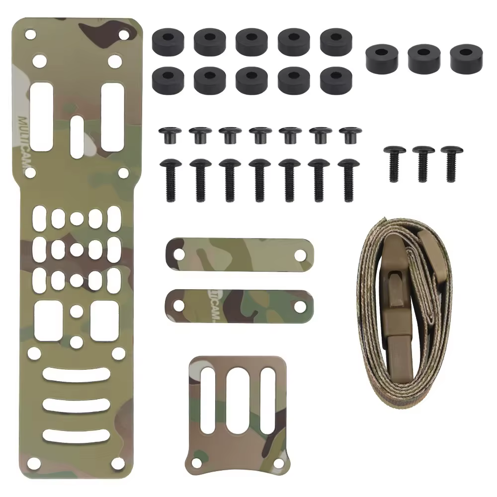 Plataforma modular de metal para montaje en pierna